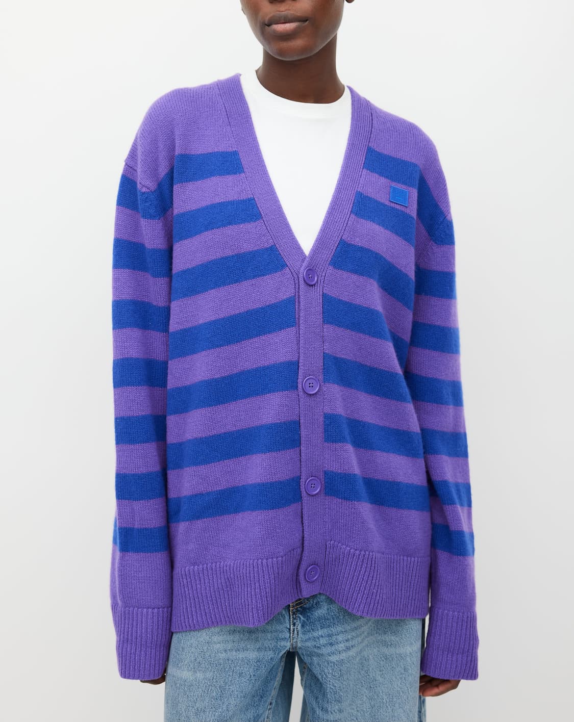 아크네 스튜디오 울100 키마노 블록 스트라이프 가디건 남녀공용 S사이즈 상품이미지1