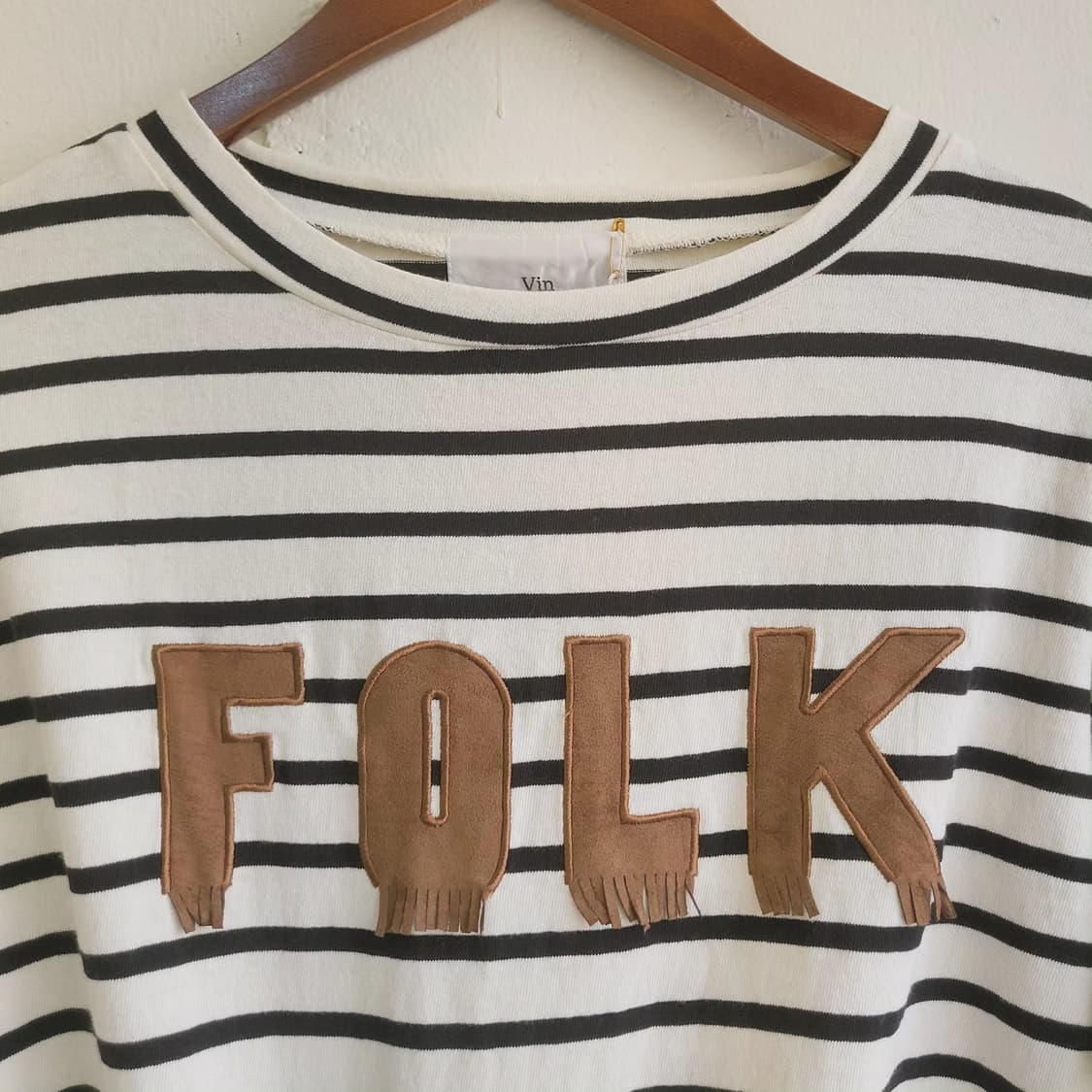 Folk 프릴 8부 소매 티셔츠 상품이미지4