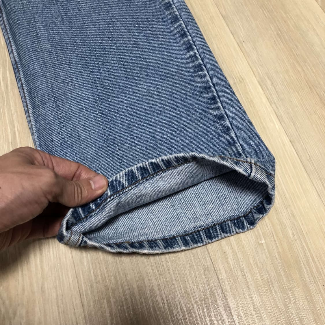 (33) 00's 리바이스 Levi's 505 레귤러핏 연청 데님 상품이미지2
