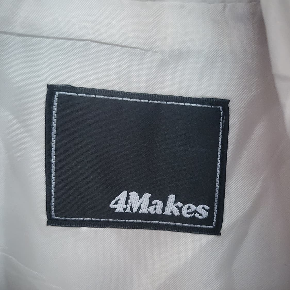 하이넥 스트링 패딩 조끼 아이보리 상품이미지4