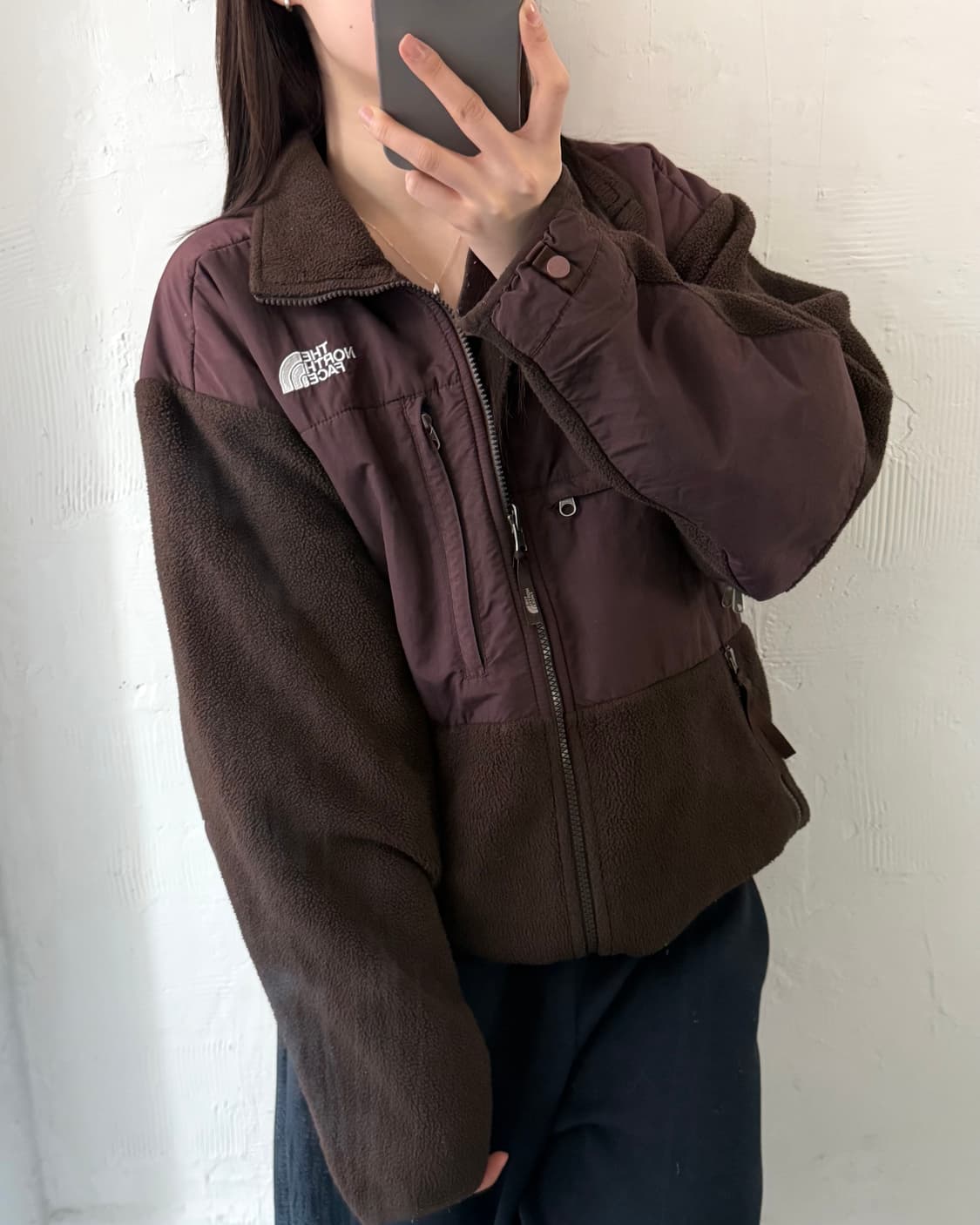 The North Face 노스페이스 브라운 컬러 플리스 자켓 상품이미지2