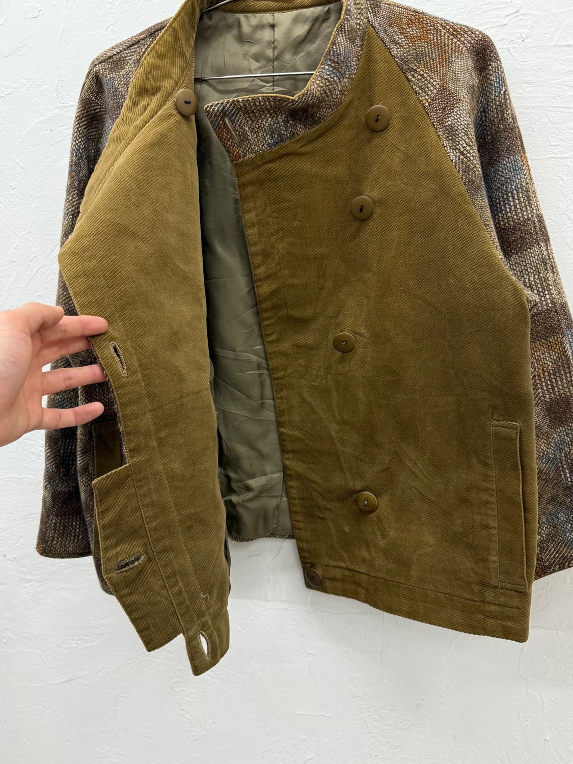 fdm 믹스드 버튼 자켓 상품이미지3