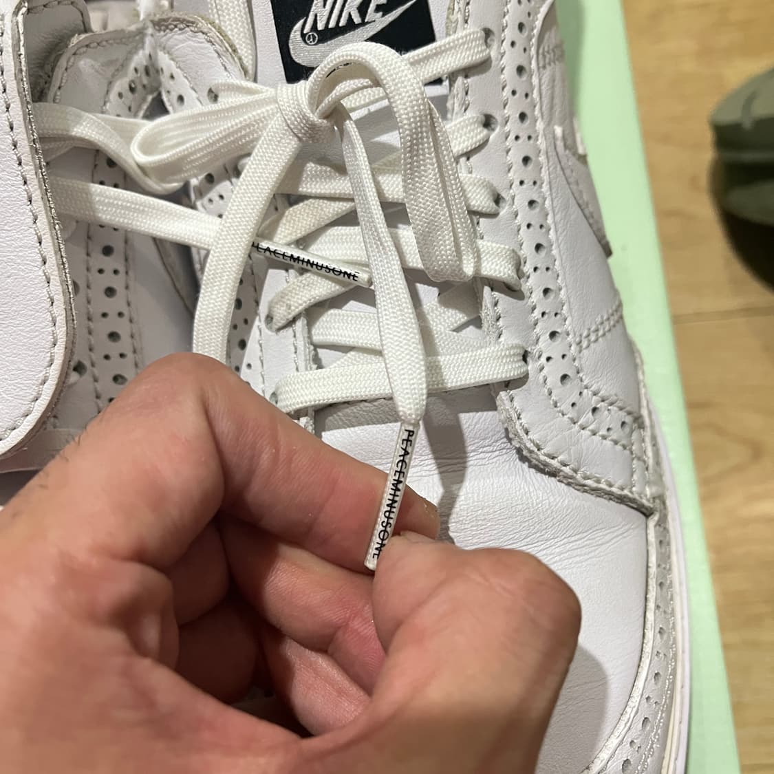 (270mm) 나이키 X 피스마이너스원 권도1 화이트 상품이미지3