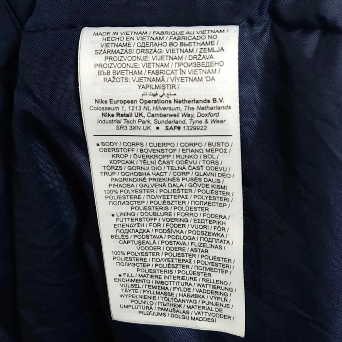105)NIKE 나이키 롱패딩 네이비 리펠 파크 CW6156-451 상품이미지8