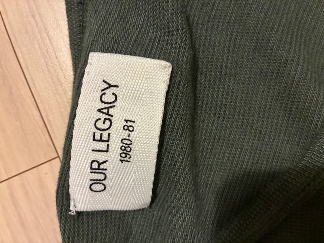 Our Legacy JAP T-Shirt 다크그린 — 새것 컨 상품이미지3