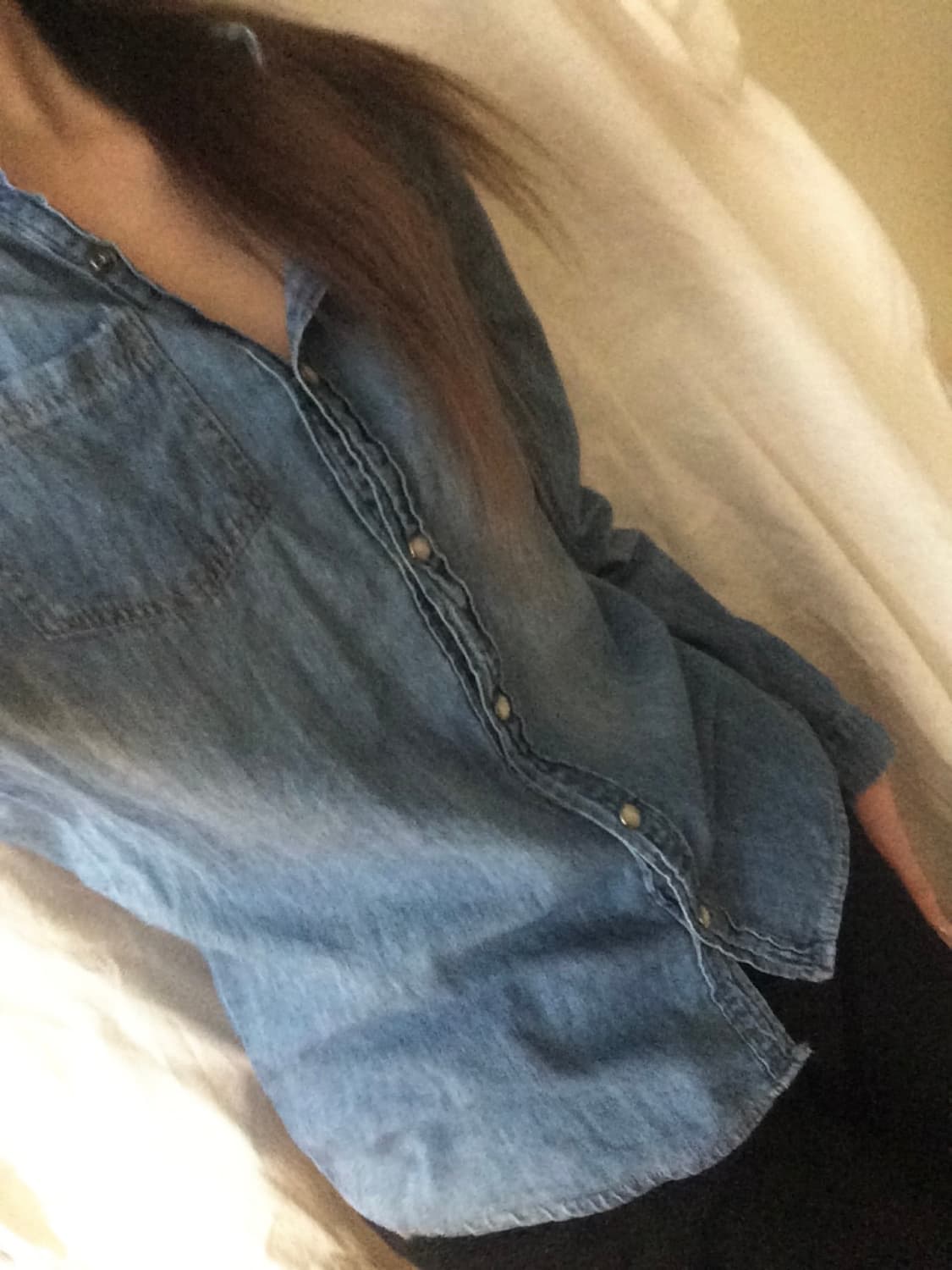 fitted denim shirt 상품이미지2