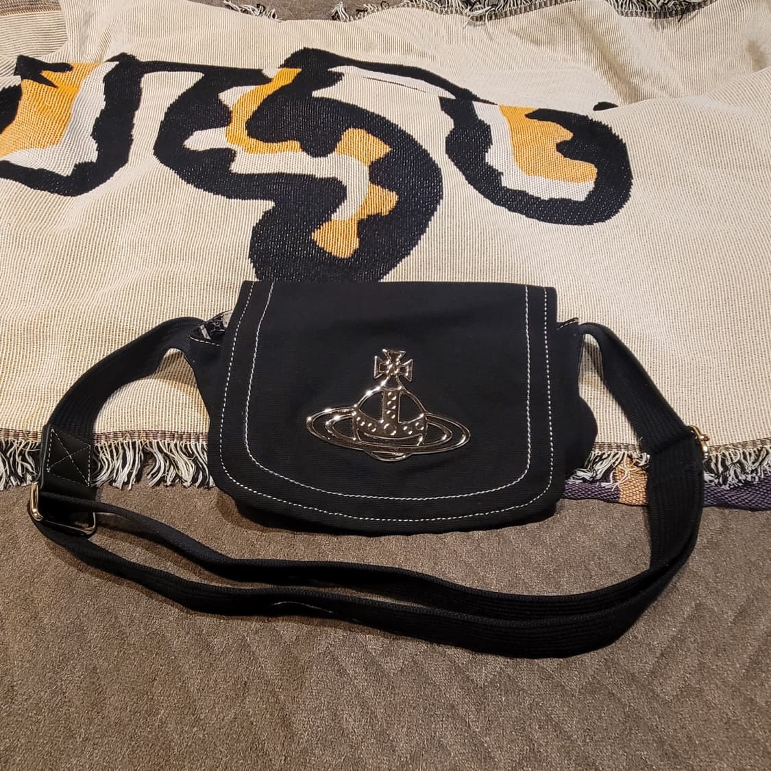 비비안웨스트우드 코튼숄더백 상품이미지1