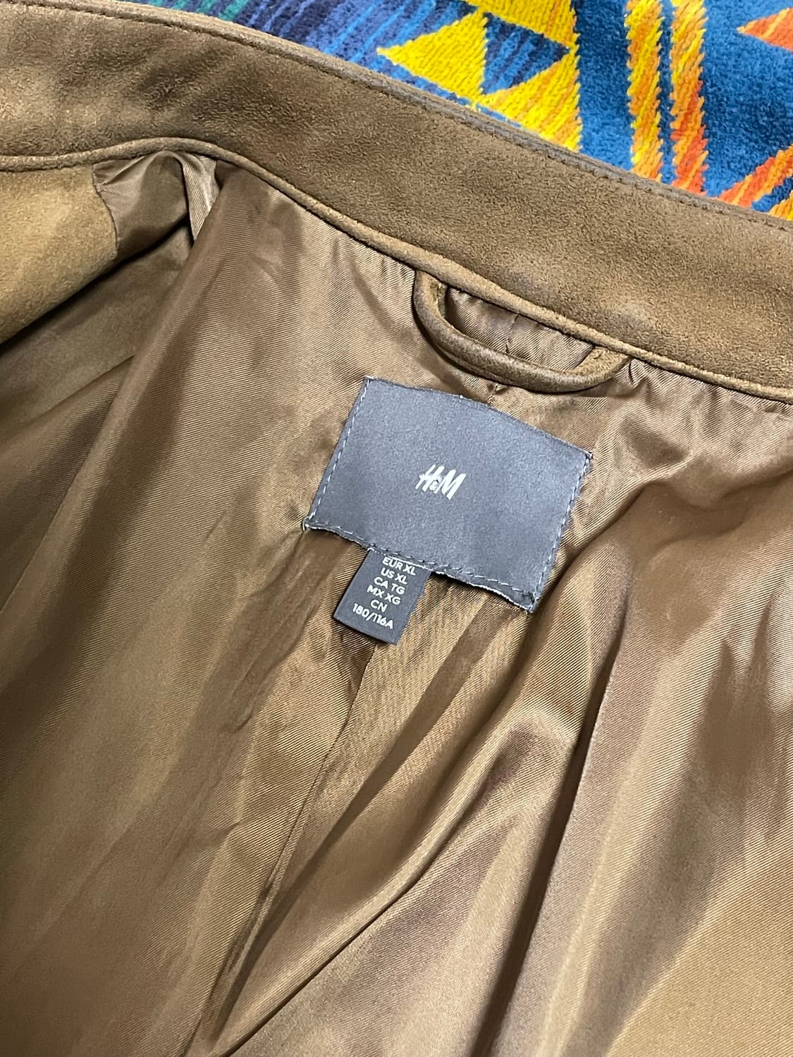 H&M brown jacket XL 상품이미지5
