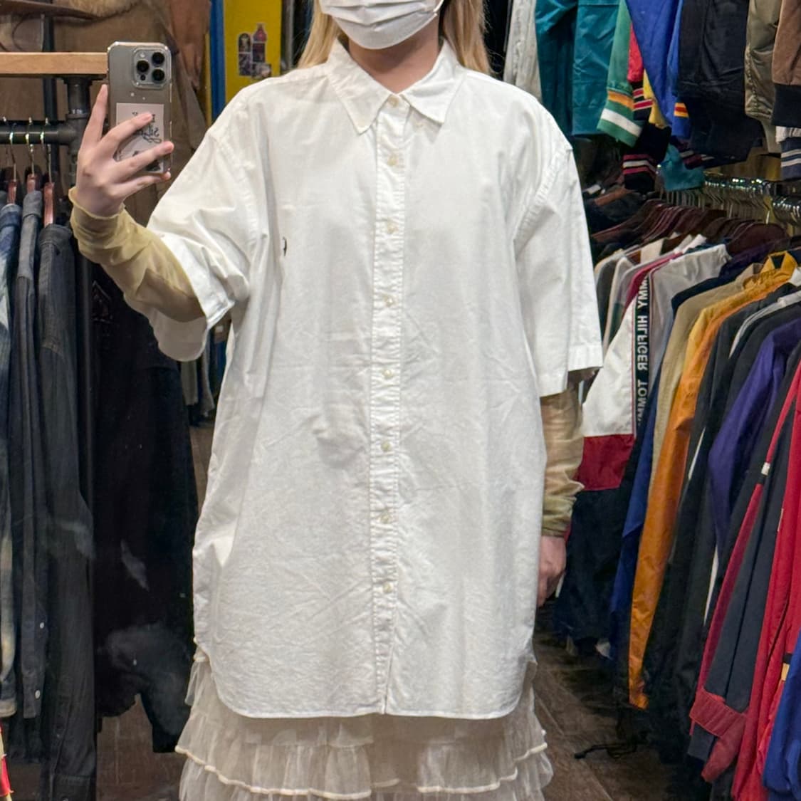 [HI] 폴로 랄프로렌 반팔셔츠 화이트 상품이미지2