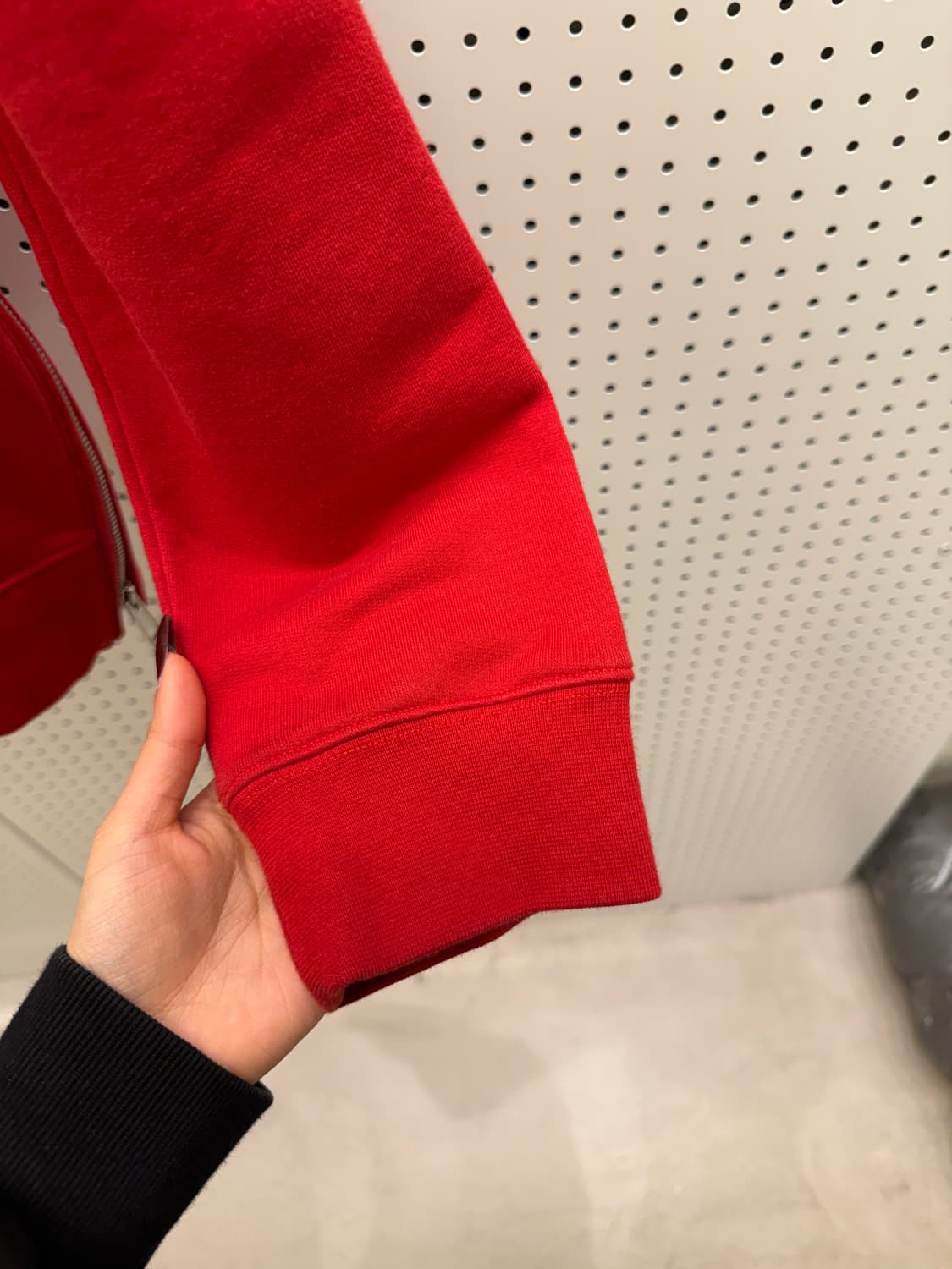 라프시몬스 레드 크루넥 스웻셔츠 U1692 상품이미지4