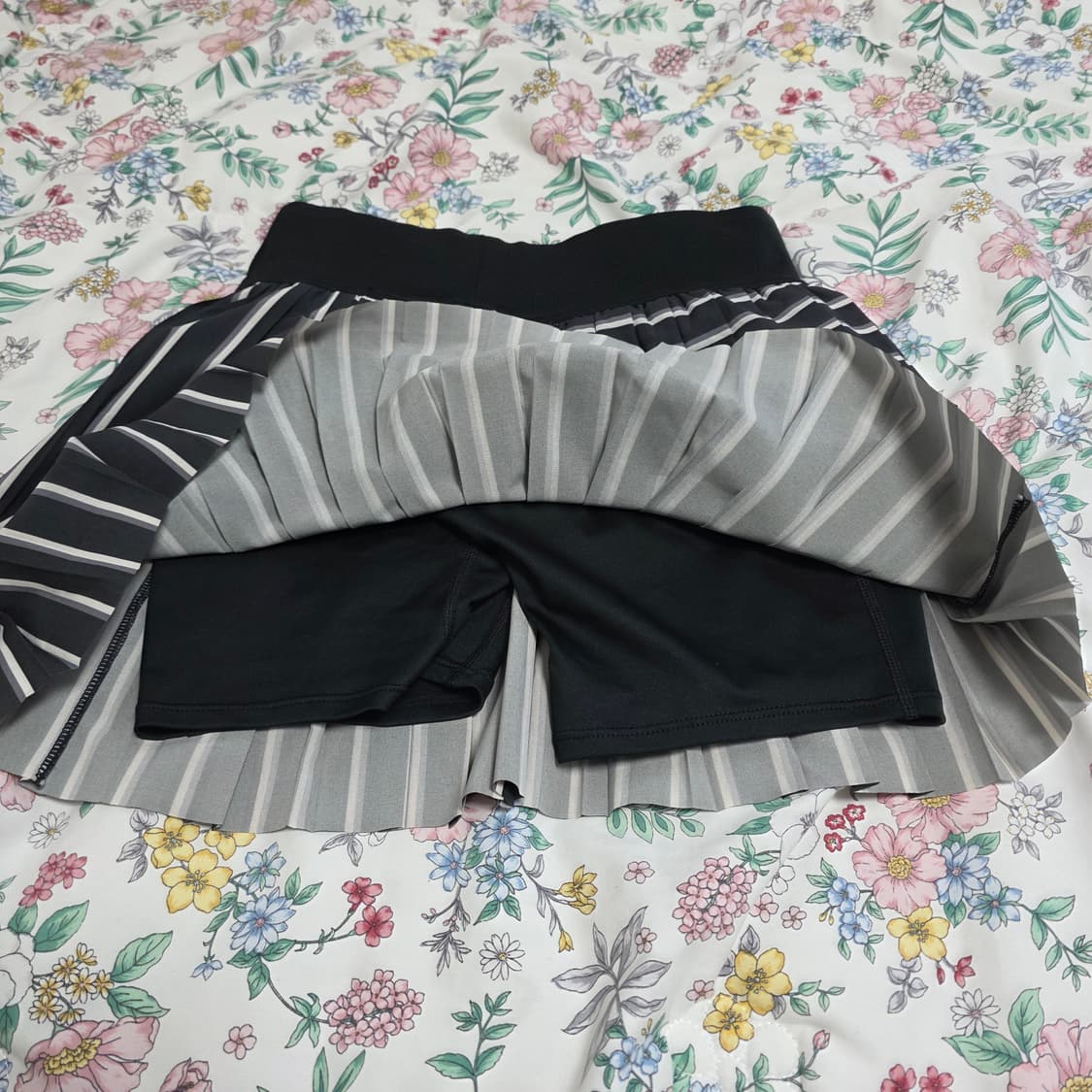 나이키)희귀매물빈티지 코트슬램 스트라이프 플리츠 캉캉 테니스스커트 상품이미지4