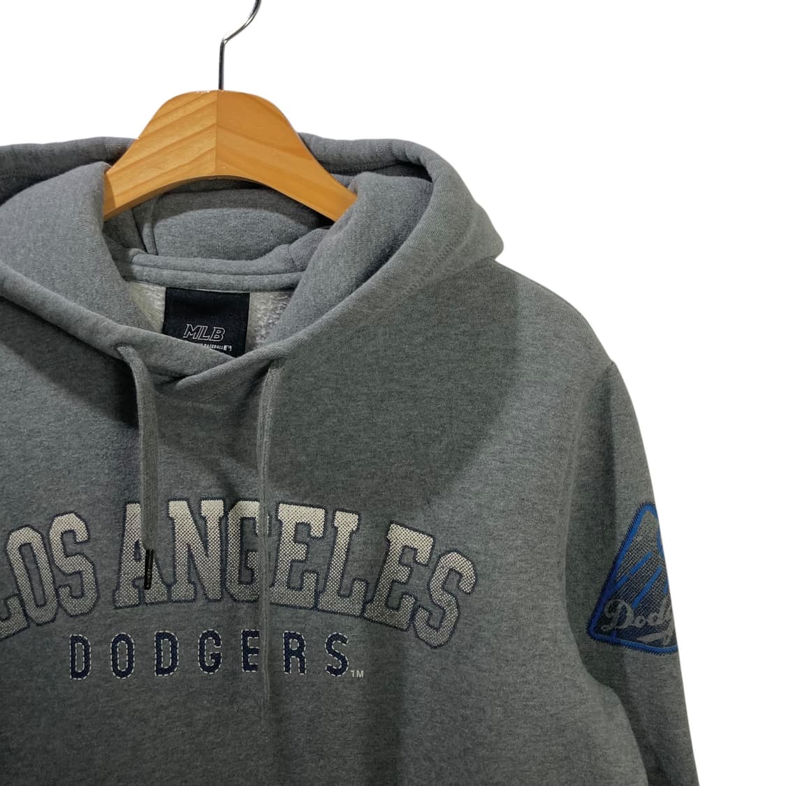 MLB 로스엔젤레스 그레이 후드 상품이미지3