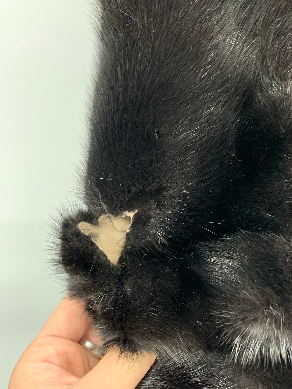 사가 밍크 블랙 코트 상품이미지8