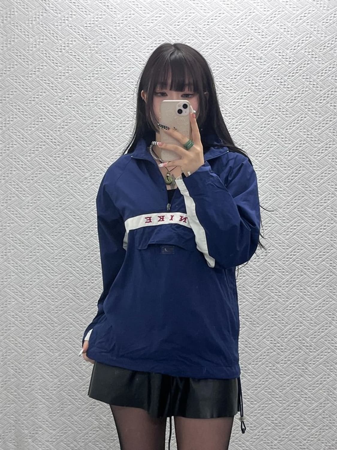 나이키 올드스쿨 레트로 90's 반집업 바람막이 웜업 L C10481 상품이미지2