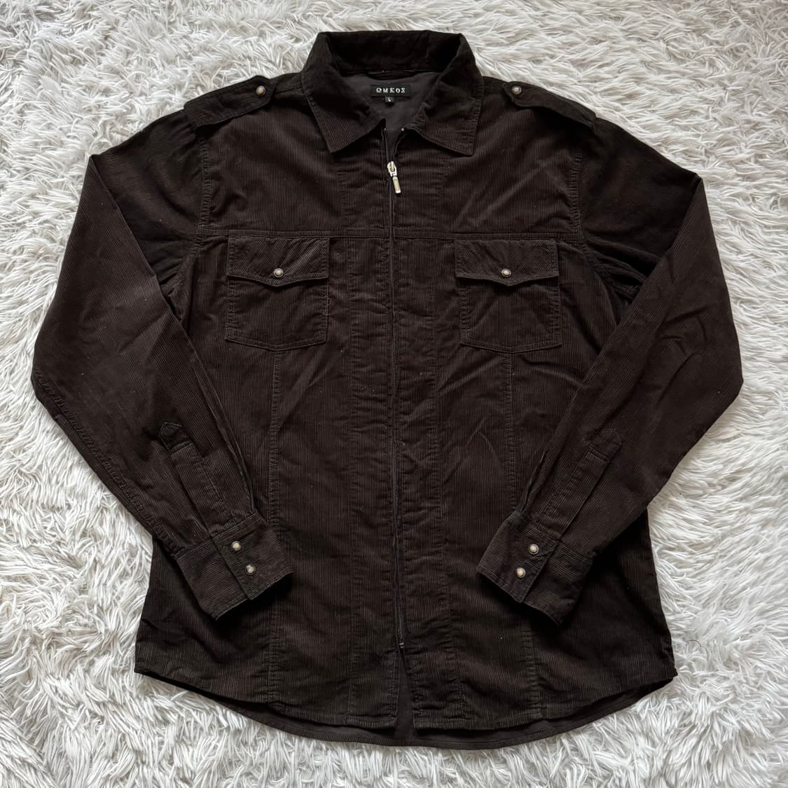 OMKOE 일본빈티지 y2k 벨벳 셔츠 빈티지셔츠 y2k셔츠 100 l 상품이미지2
