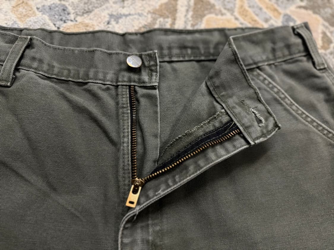 [칼하트] 오리지널 빈티지 B11 싱글니 워크팬츠 모스그린 (36x34) 상품이미지4