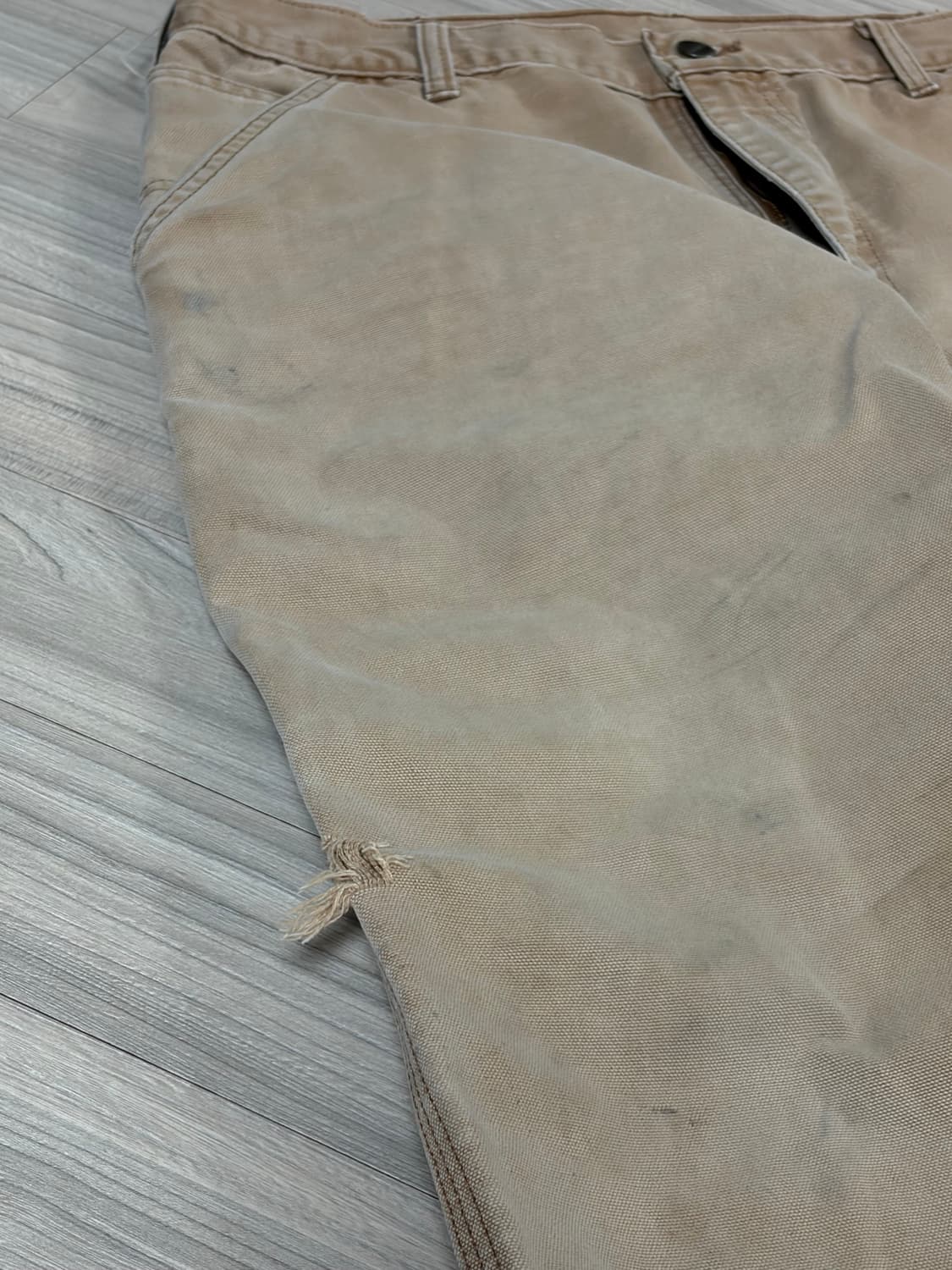 vintage 칼하트 싱글니 워크팬츠 카펜터 carhartt 브라운 상품이미지6