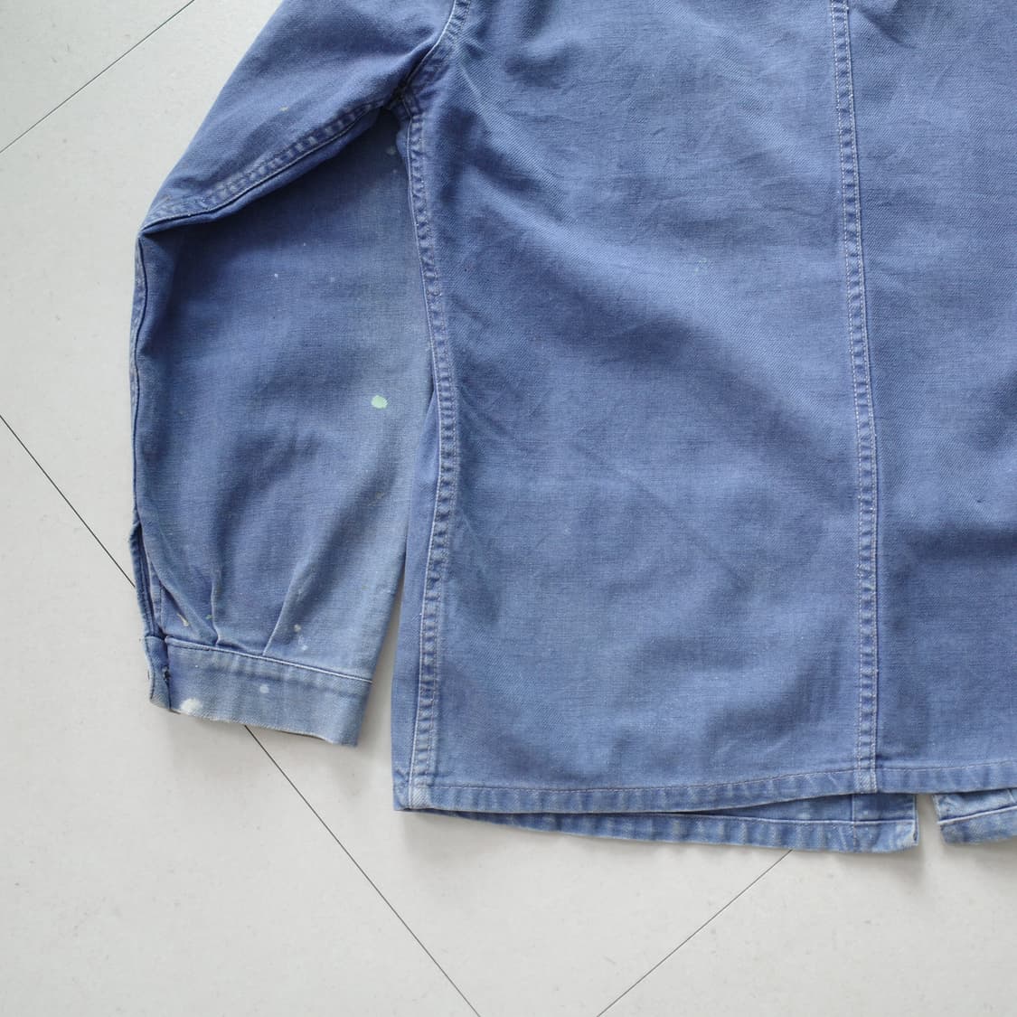 60s 프렌치 Solida 클럽카라 워크 초어자켓 (95) 상품이미지10