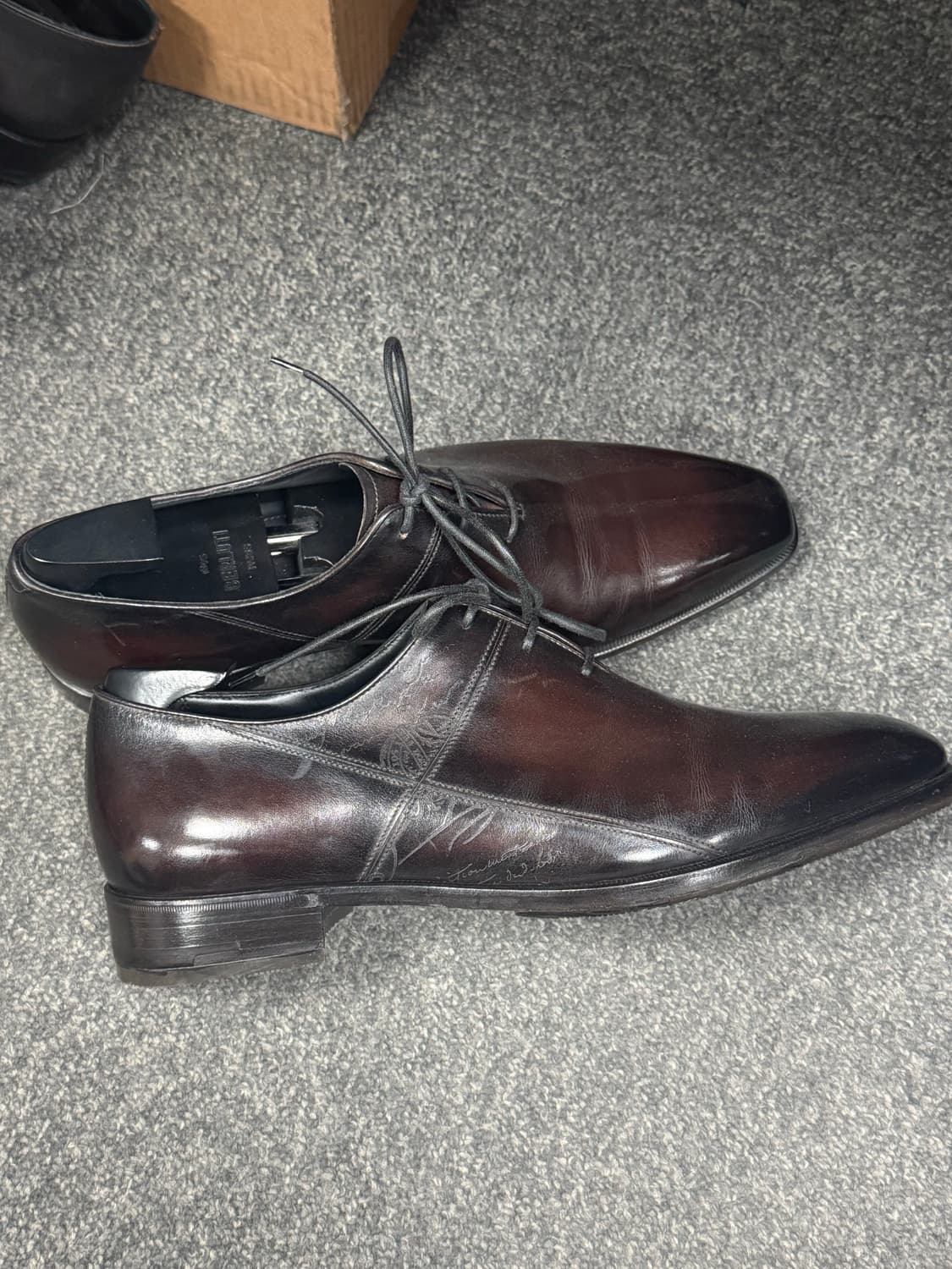 [8.5] 벨루티 디메져 네오 스크리토 옥스포드 더비슈즈 상품이미지5