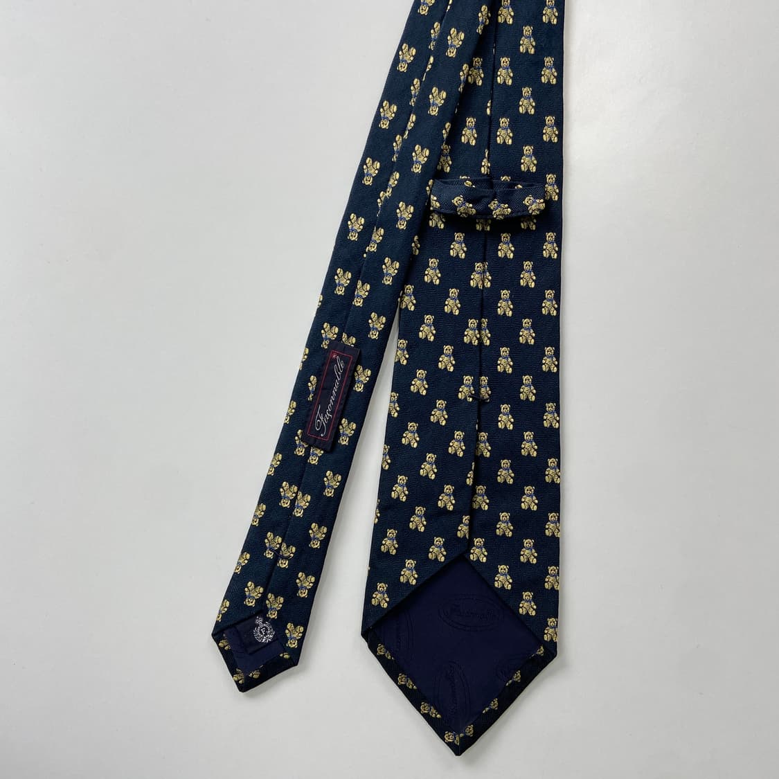 Tanimura 곰돌이 실크 넥타이 상품이미지2