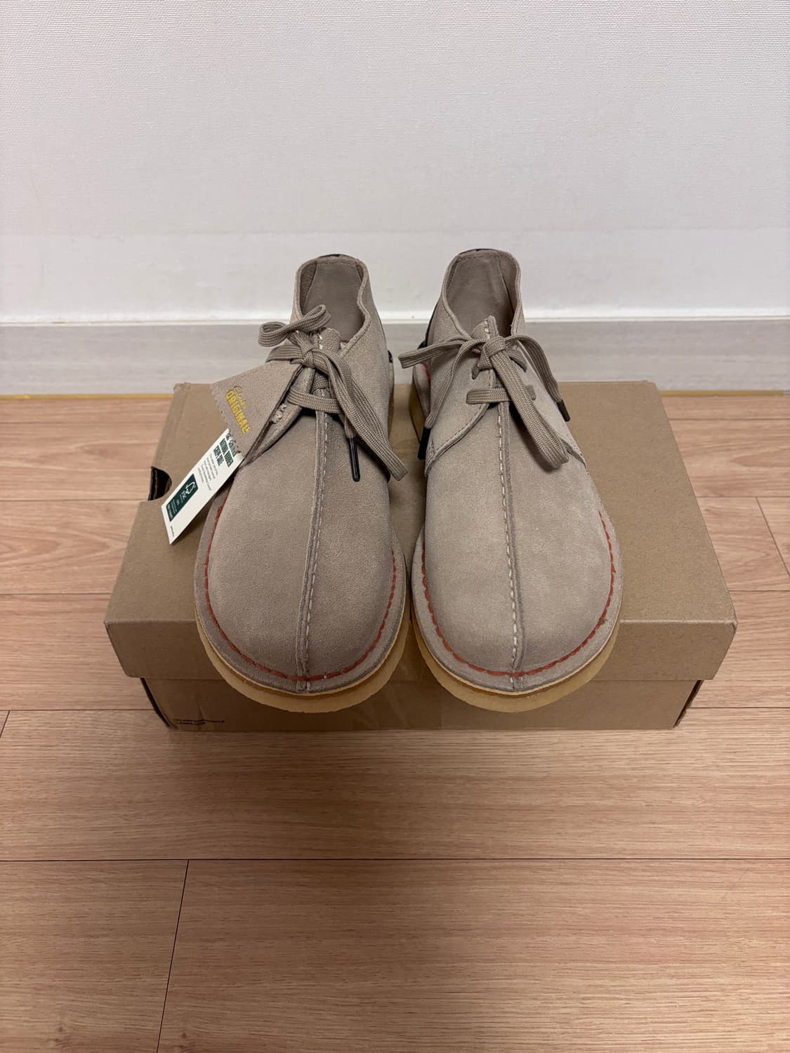 새상품) 245 클락스 데저트 트랙 샌드 스웨이드 상품이미지2