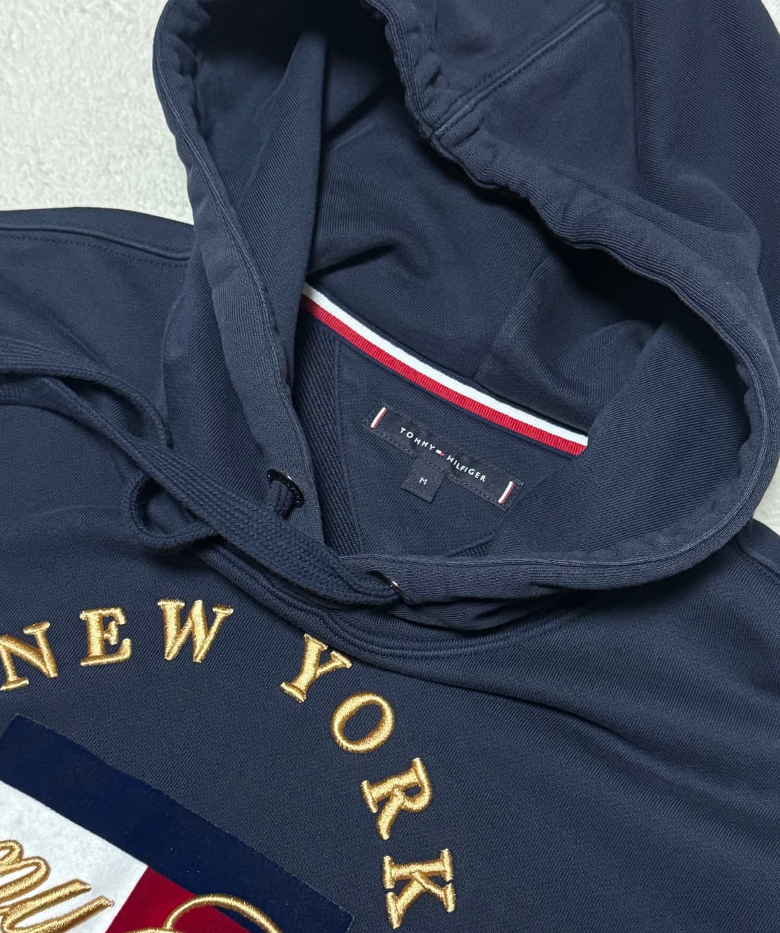 타미힐피거 네이비 후드티 상품이미지4