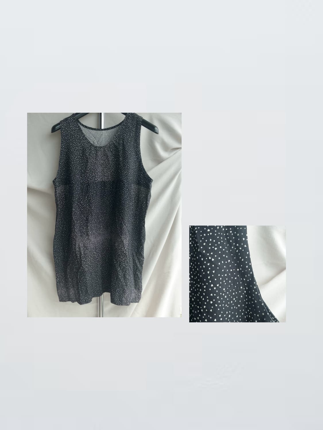 Heart Pattern Sleeveless 하트 패턴 슬리브리스 상품이미지3