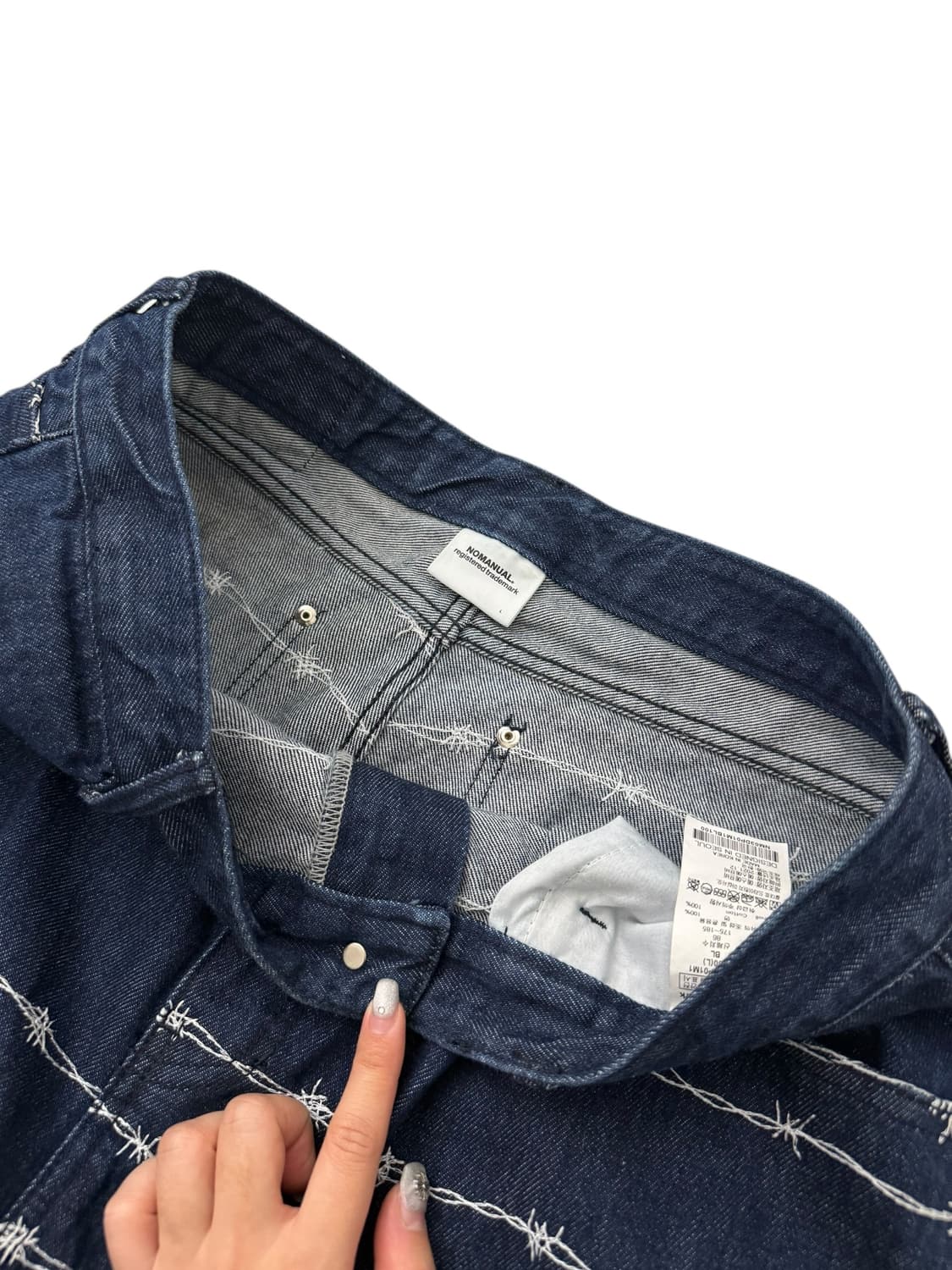 노메뉴얼 W.F 데님팬츠 상품이미지6