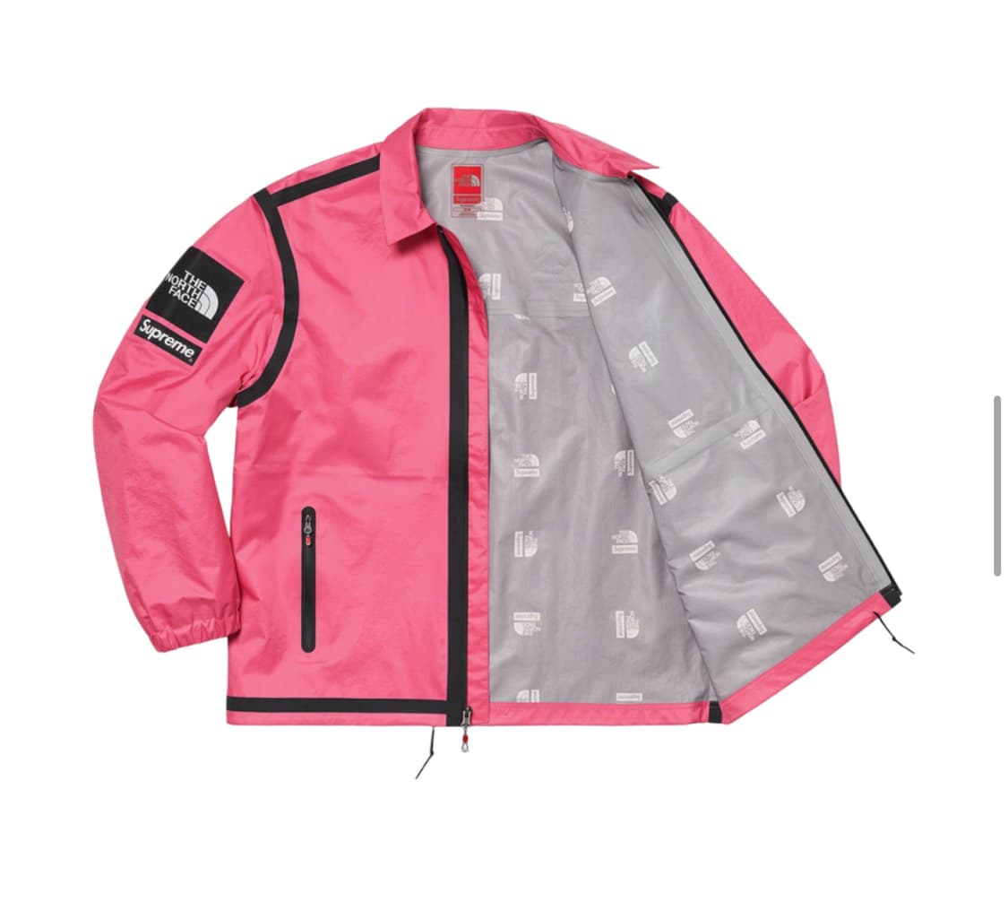 슈프림 x 노스페이스 서밋 시리즈 아우터 테이프 심 코치 자켓 핑크 -  상품이미지2