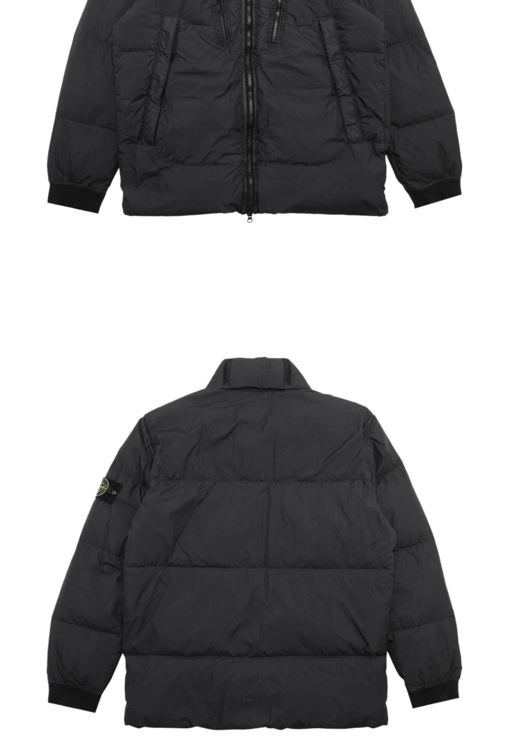 스톤아일랜드 가먼트 크링클랩스 패딩 블랙 40223 상품이미지2
