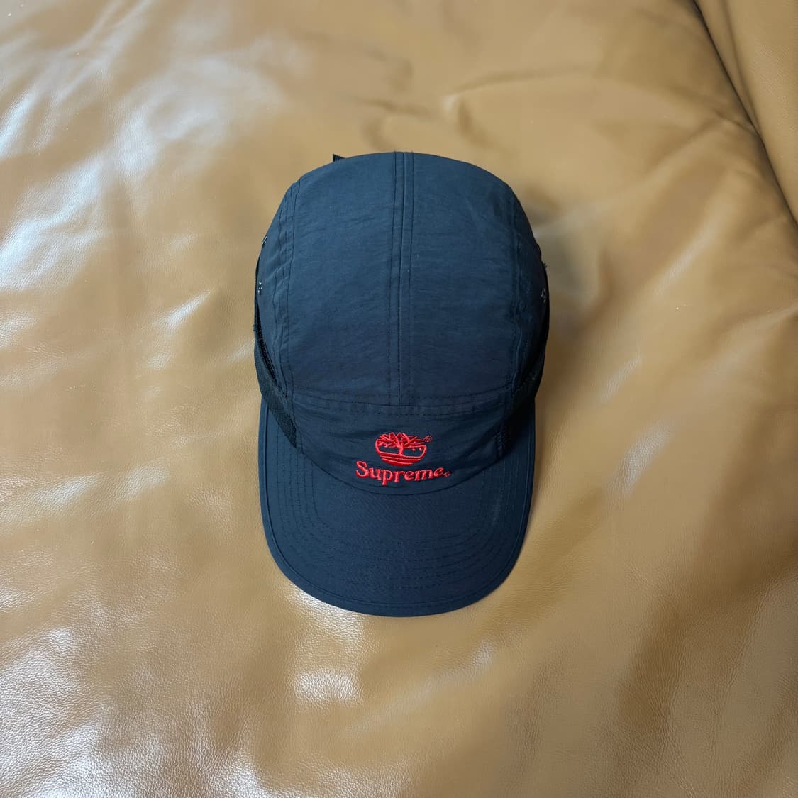 Supreme 슈프림x팀버랜드 블랙 캠프캡 모자 (Black) 상품이미지5
