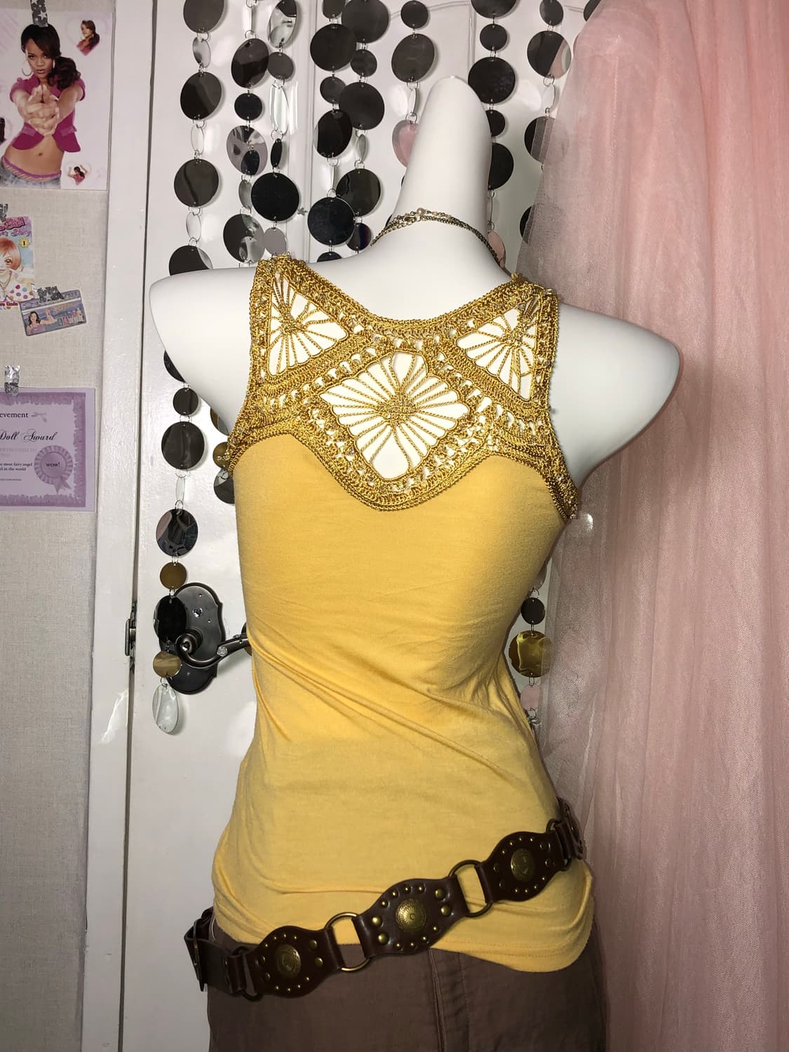 mute yellow hippie sleeveless 상품이미지2