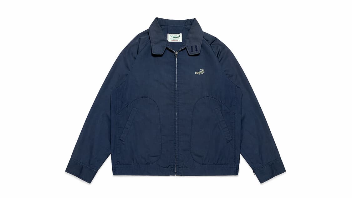 JPN 90s 일본 빈티지 아메카지 올드 크로커다일 네이비 해링턴 자켓 상품이미지1