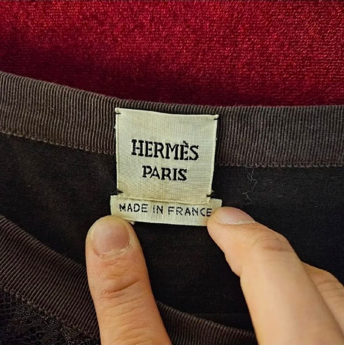 에르메스 시그니쳐로고 시스루 롱 스커트 상품이미지6