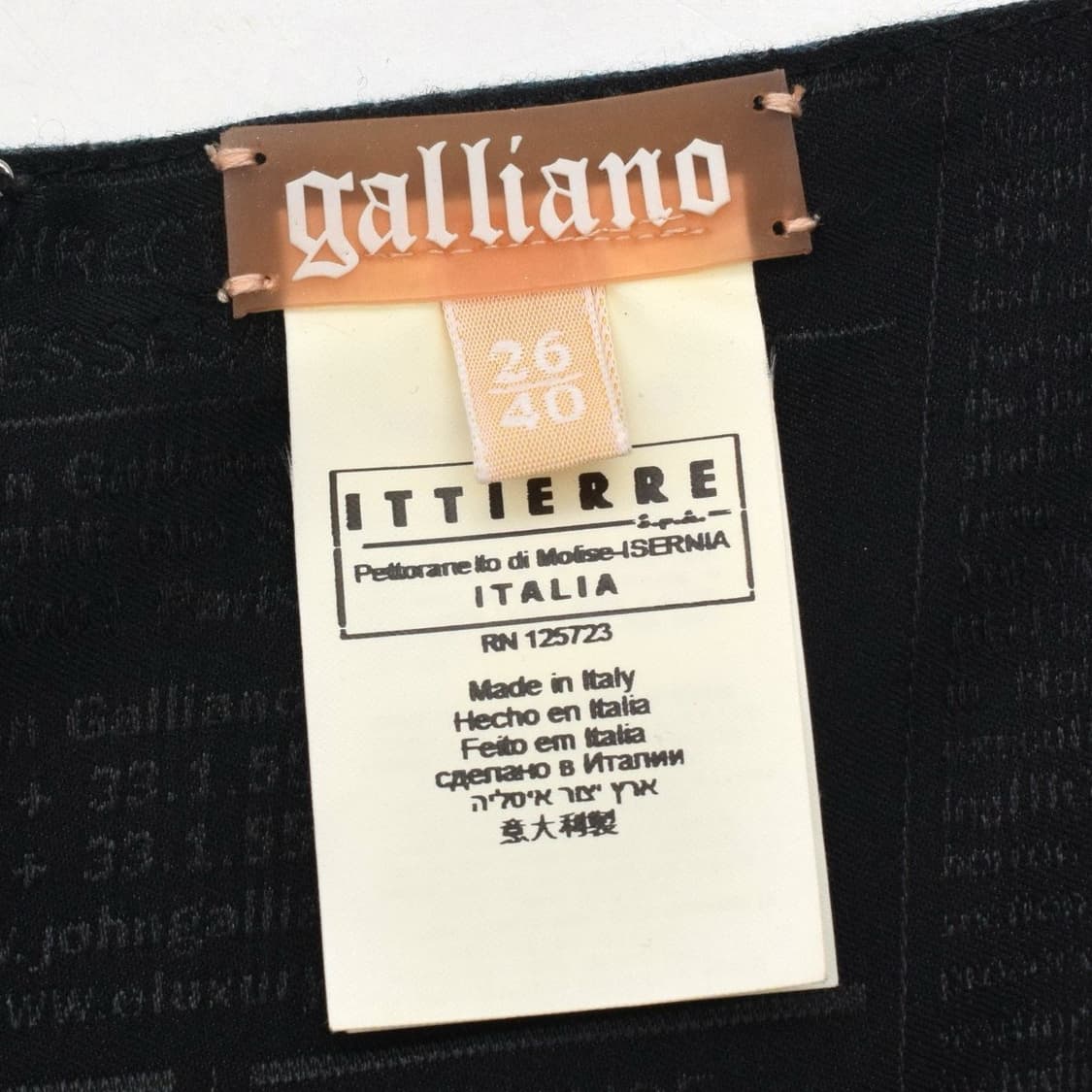 Galliano denim dress 상품이미지5