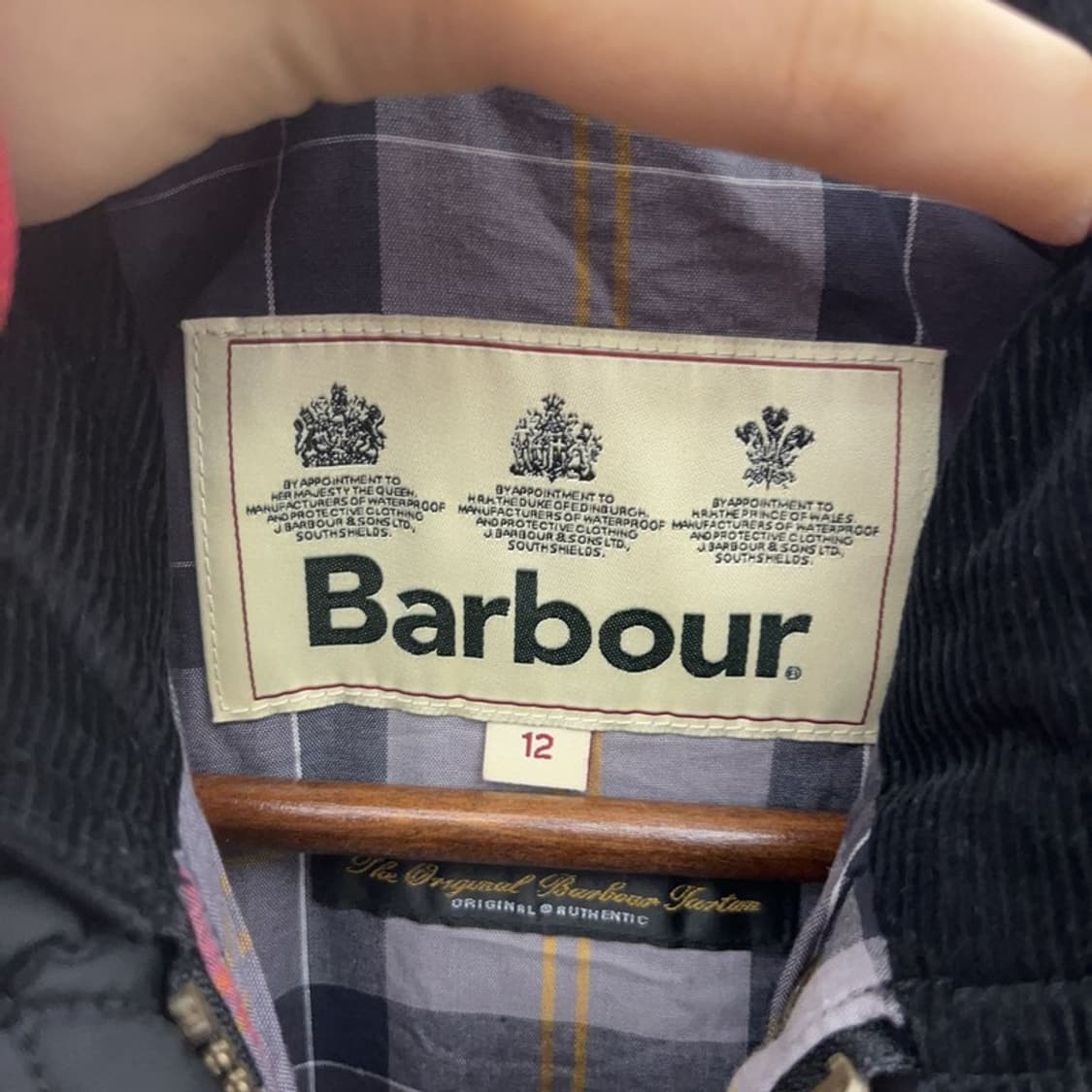 바버 멀티포켓 트러커 체크 퀄팅 워크 자켓 12 C09218 상품이미지5