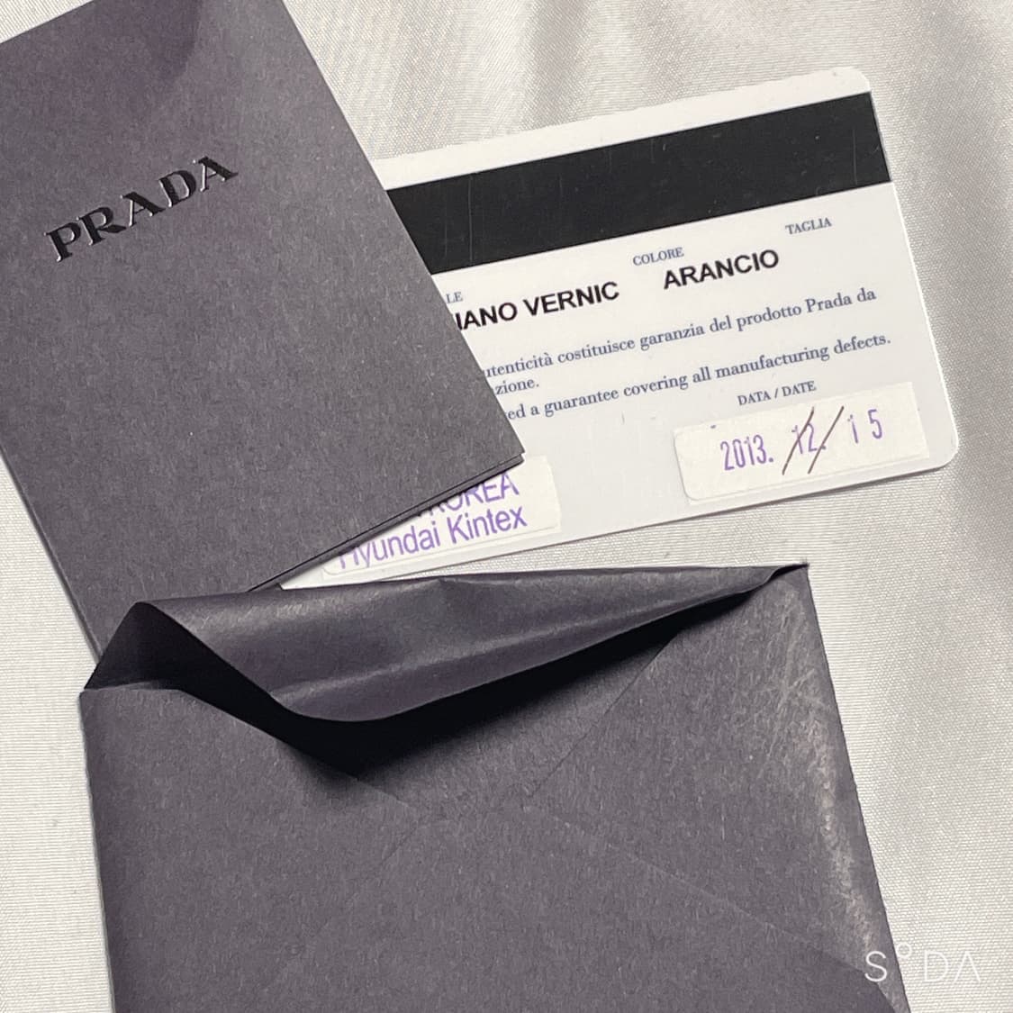 프라다 오렌지 사피아노 토트겸 크로스백 상품이미지10