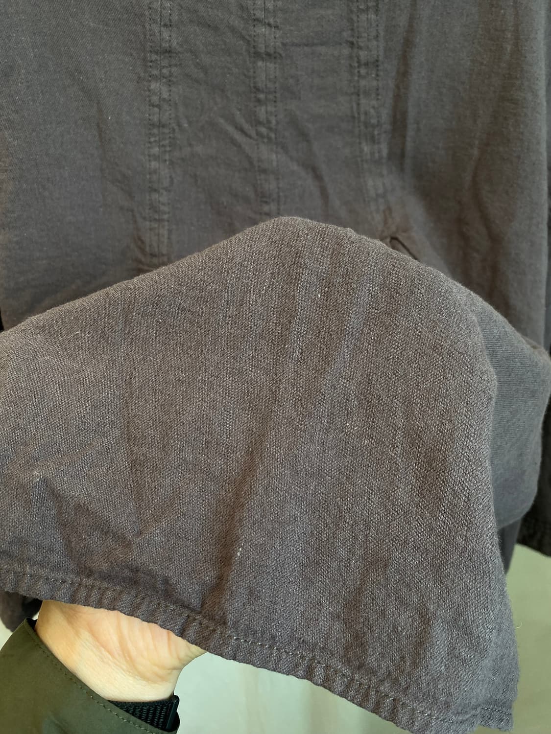 린넨면혼방 내추럴블라우스(M) 상품이미지8