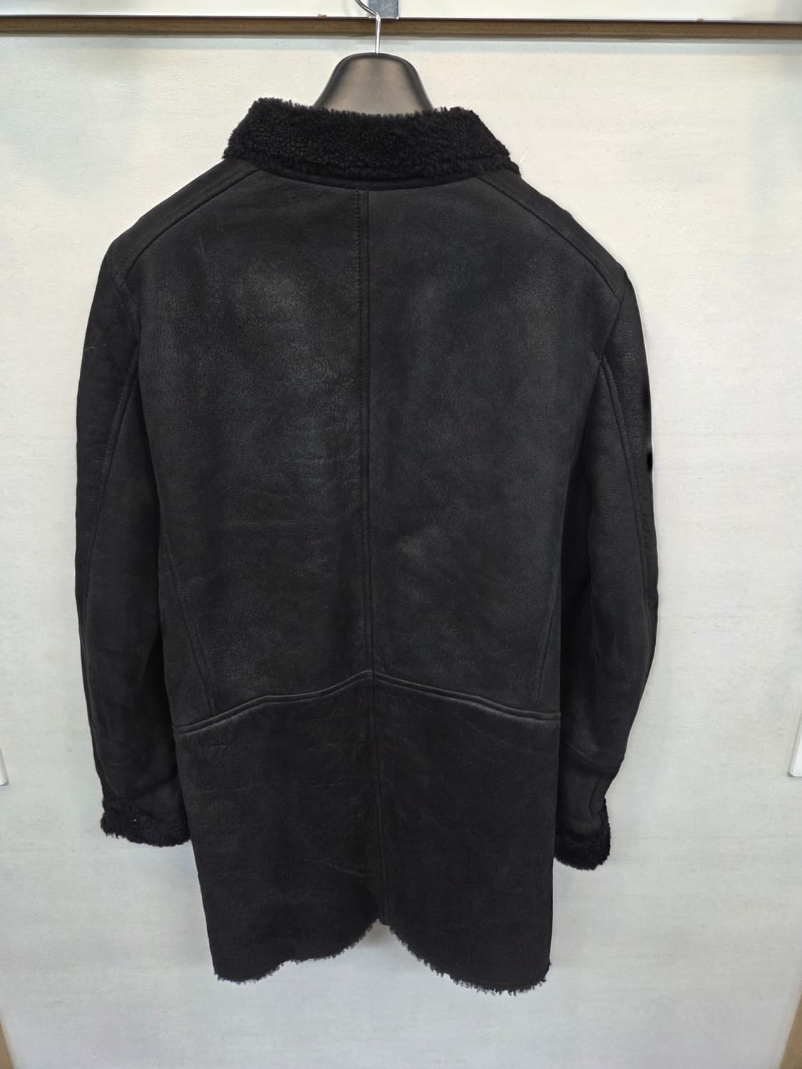 본 천연 양 가죽 모피 무스탕 자켓 L 상품이미지2