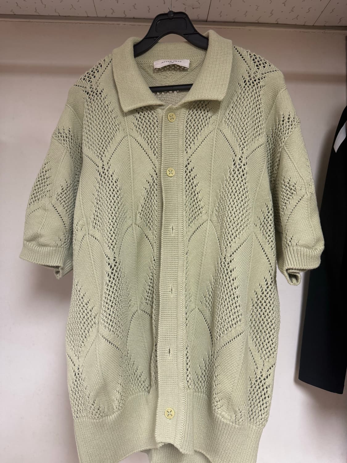 애프터프레이 리프 크로쉐 니트 가디건 (L) 상품이미지2