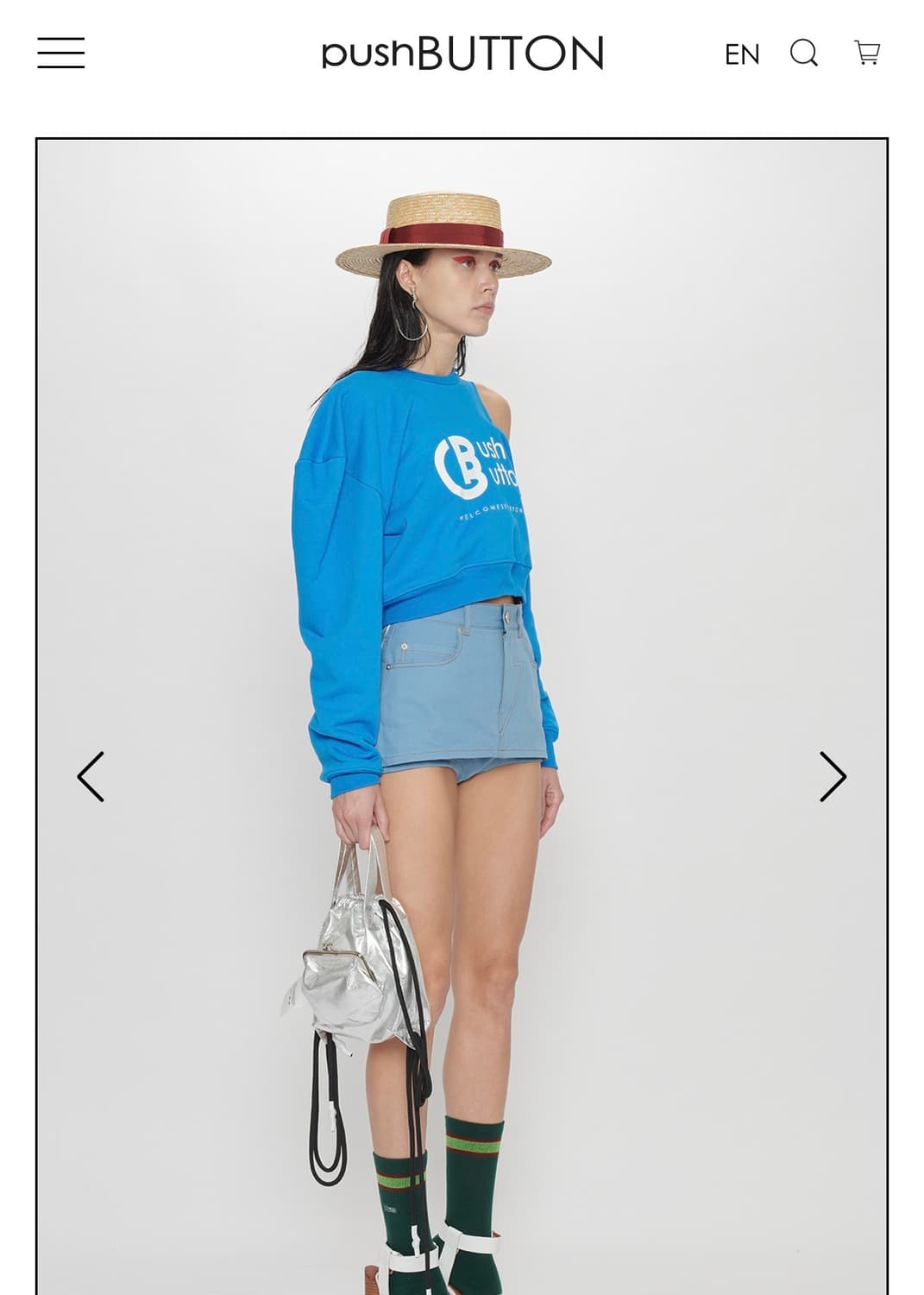 <Pushbutton> SS23 BLUE SWEATSHIRT 상품이미지2