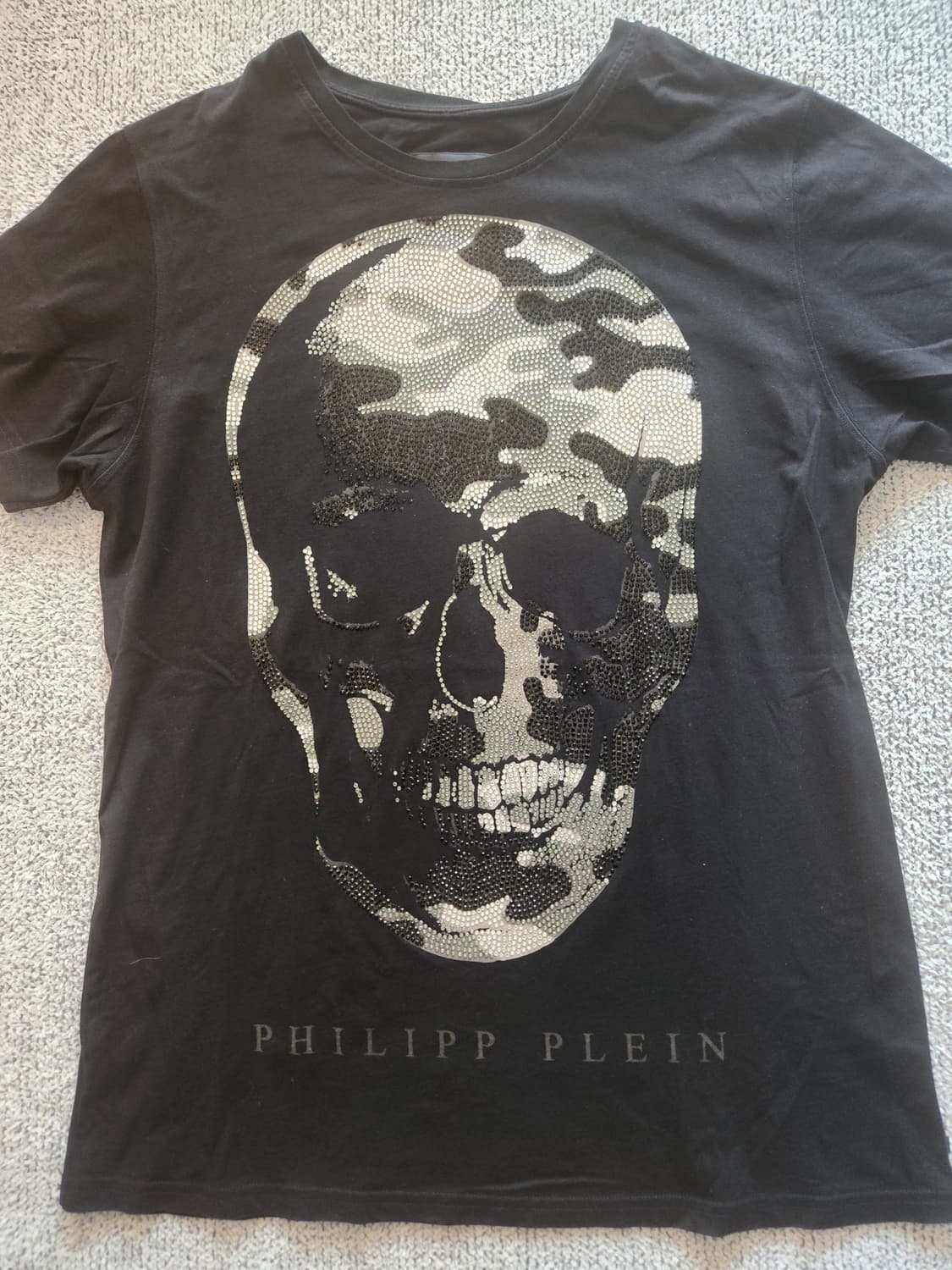 필립플레인 라인스톤 스컬 반팔티 상품이미지1