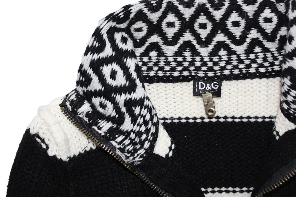 2000s D&G 돌체앤가바나 집업 니트  상품이미지2