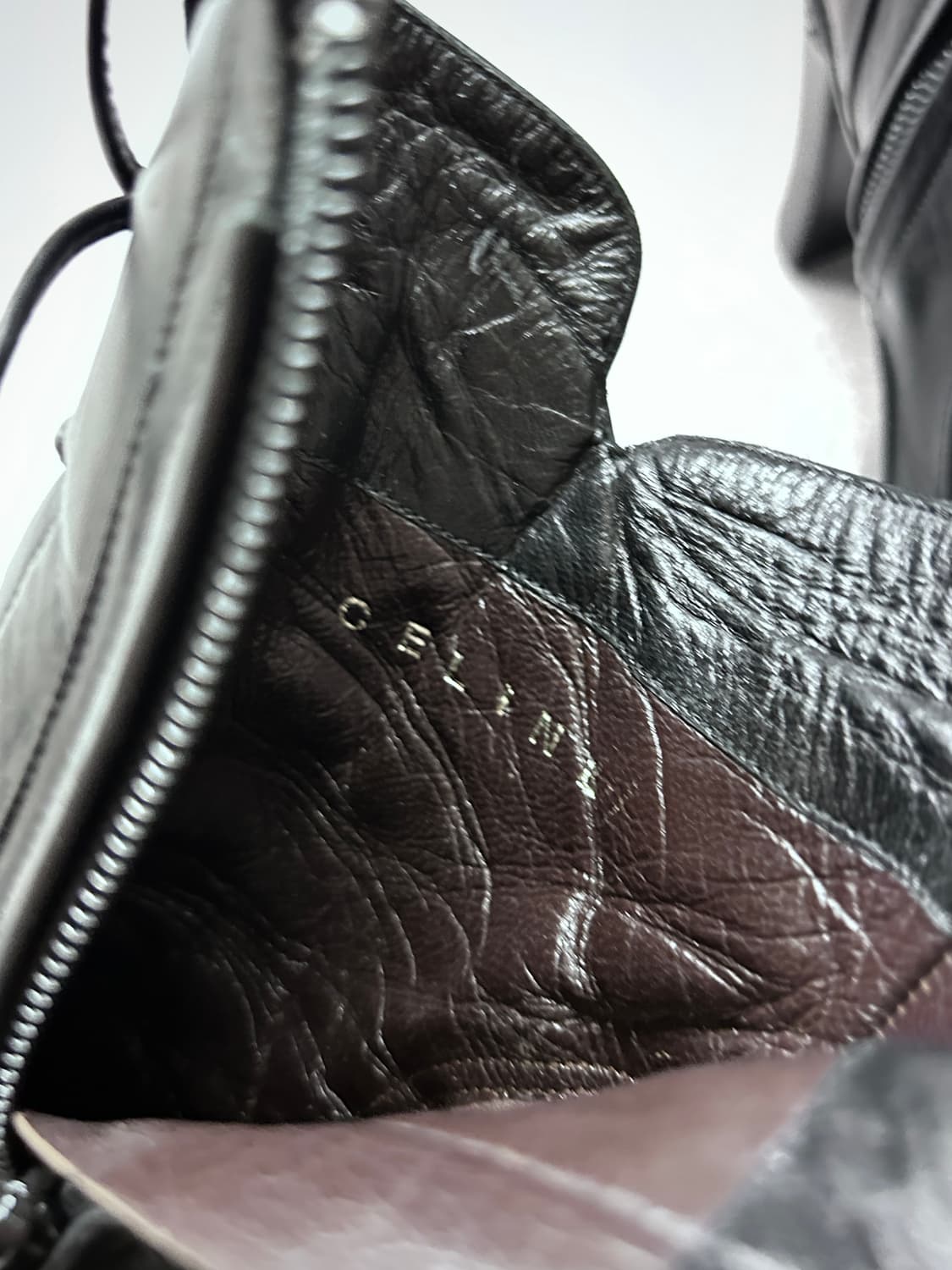 셀린느 레이스업 레더 부츠 상품이미지8