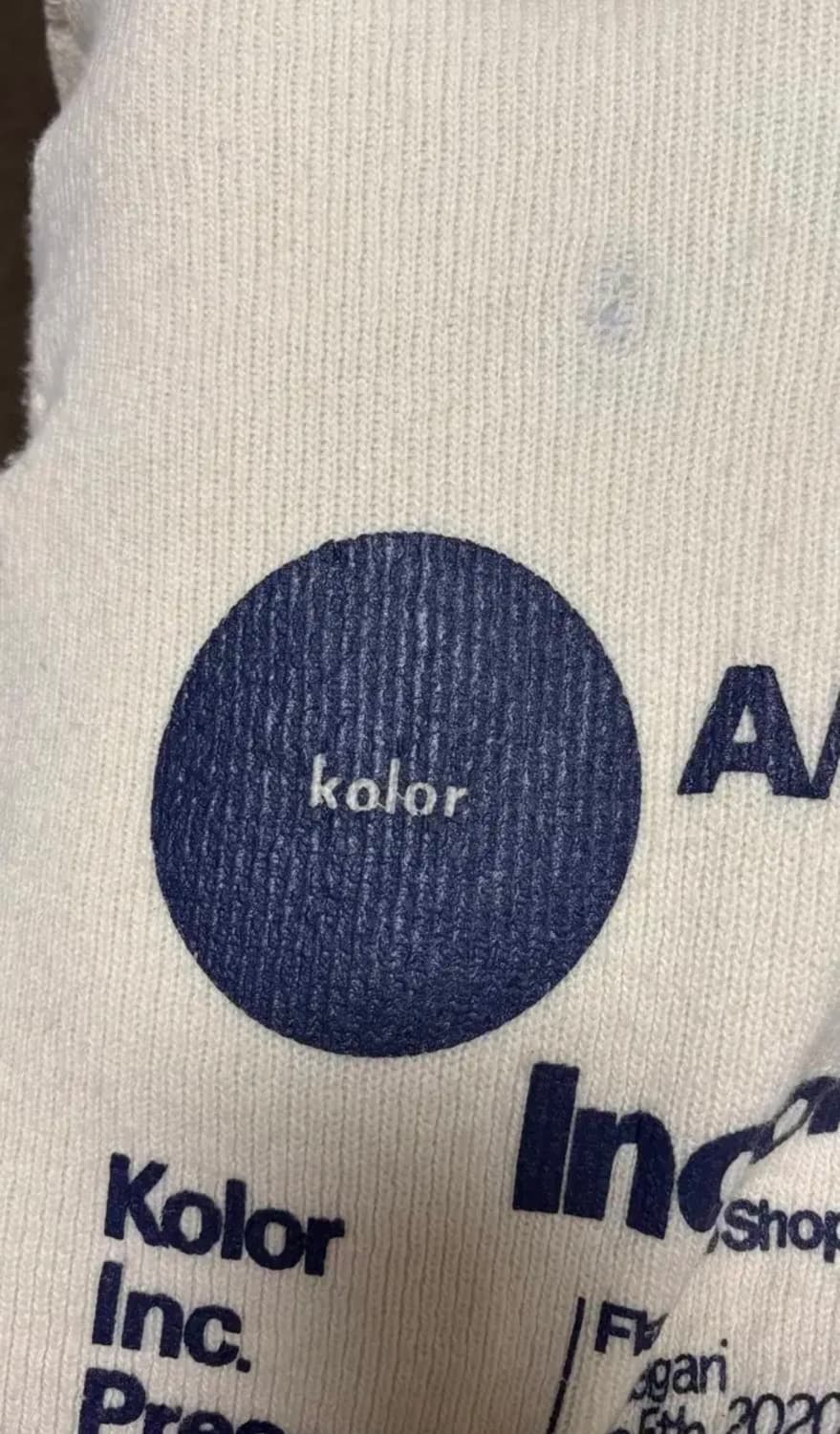 kolor 셔츠니트 아이보리 상품이미지6