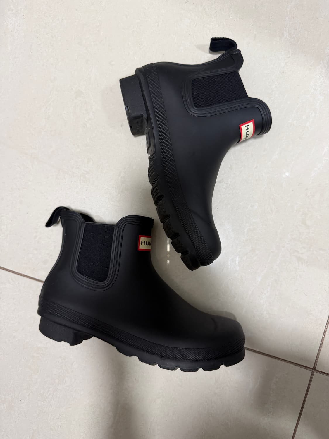 헌터 블랙 첼시 레인부츠 us6 230 상품이미지3