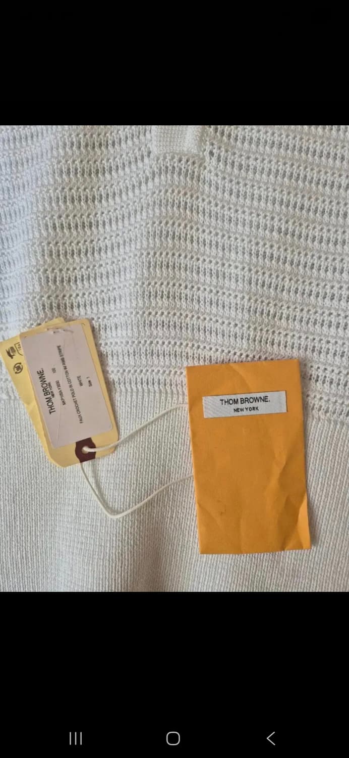 톰브라운 24 ss 코튼폴로 1사이즈 상품이미지3