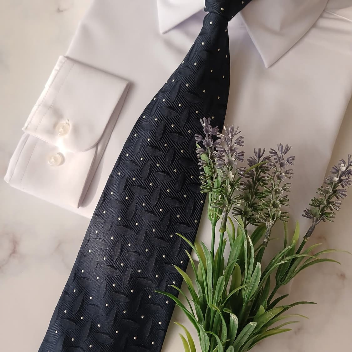 조르지오아르마니 실크 자카드 도트 넥타이 9.6cm A+등급 A18902 상품이미지6