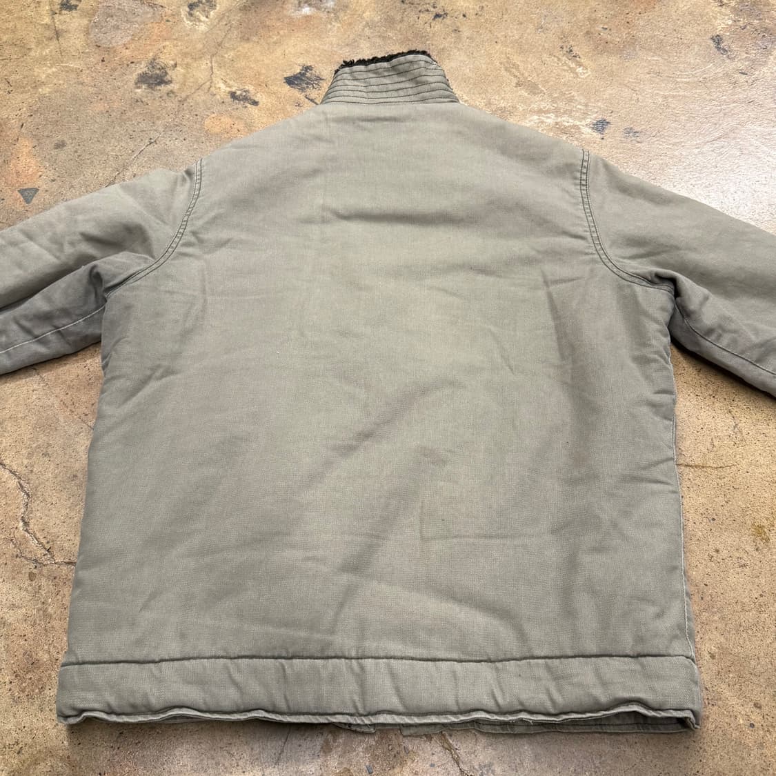 [정품/L] 아베크롬비 카키색 안감 털 자켓 b15 상품이미지4