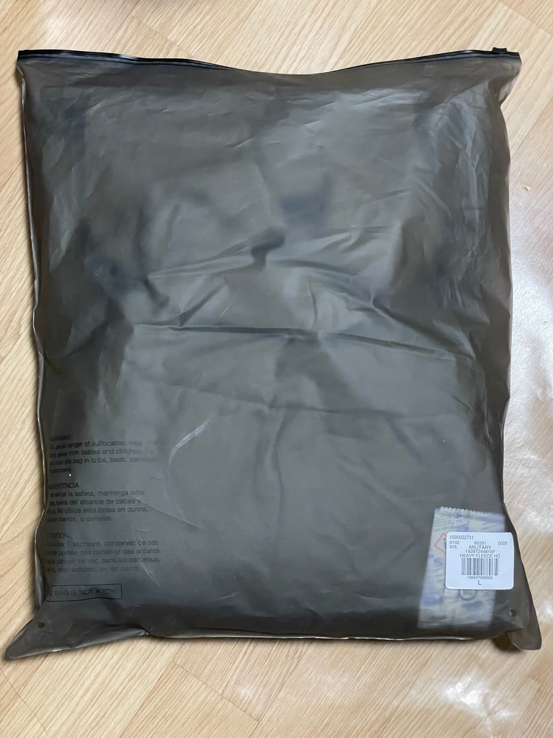 [L] 피어오브갓 헤비 플리스 후디 밀리터리(✨새상품) 상품이미지4